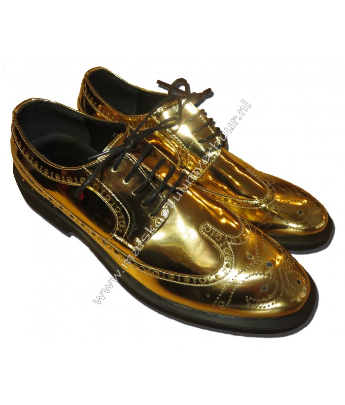 Weg huis Discrepantie voordeel Gouden herenschoenen | Gouden schoenen te huur