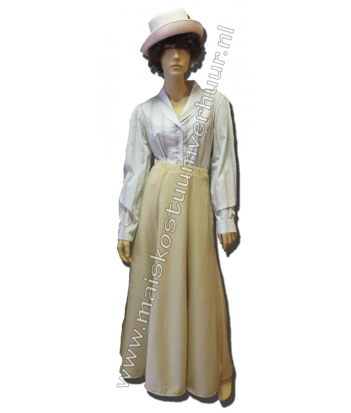 Victoriaanse dame Eliza victoriaanse kleding huur